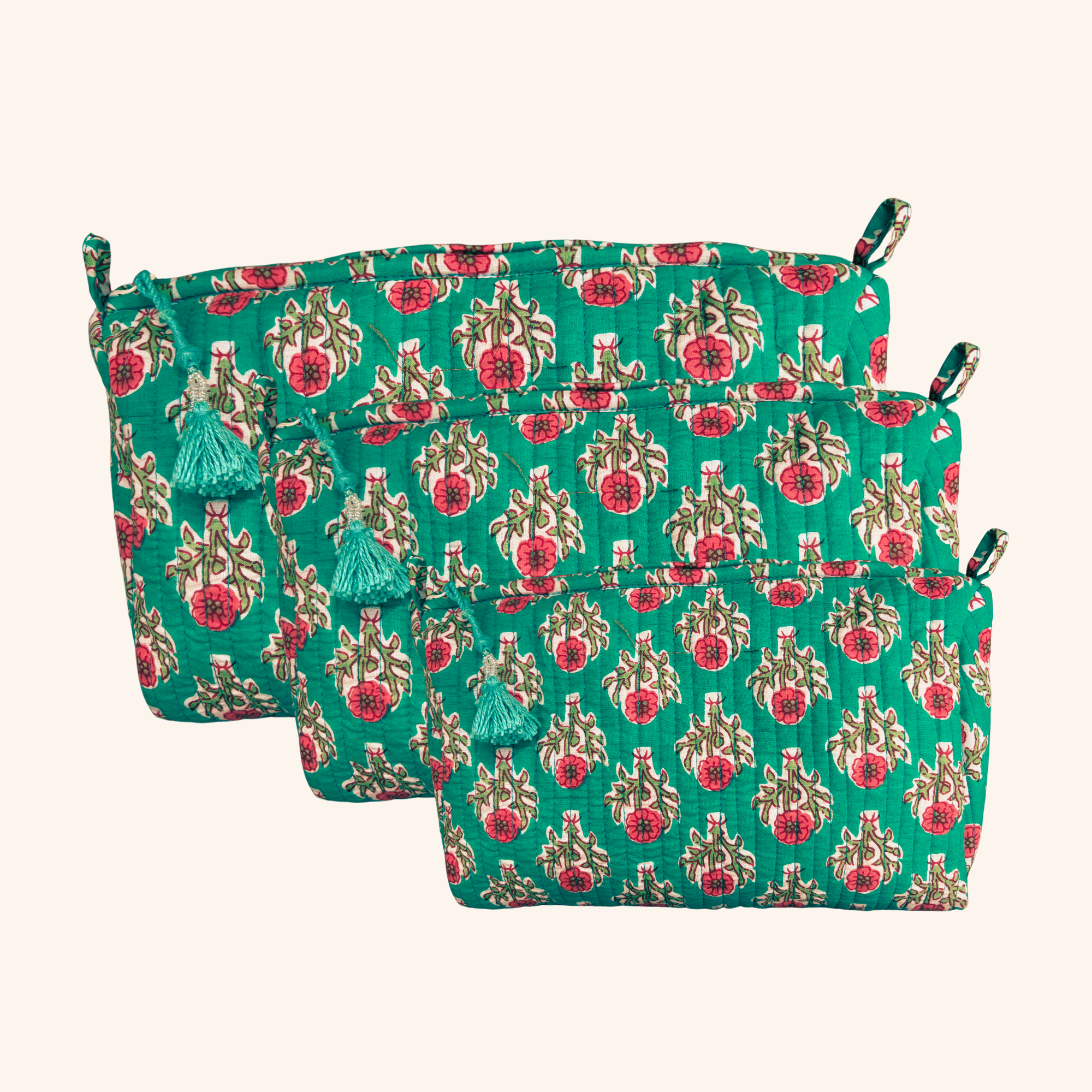 ALESSANDRA Cosmetic Bags - Emerald