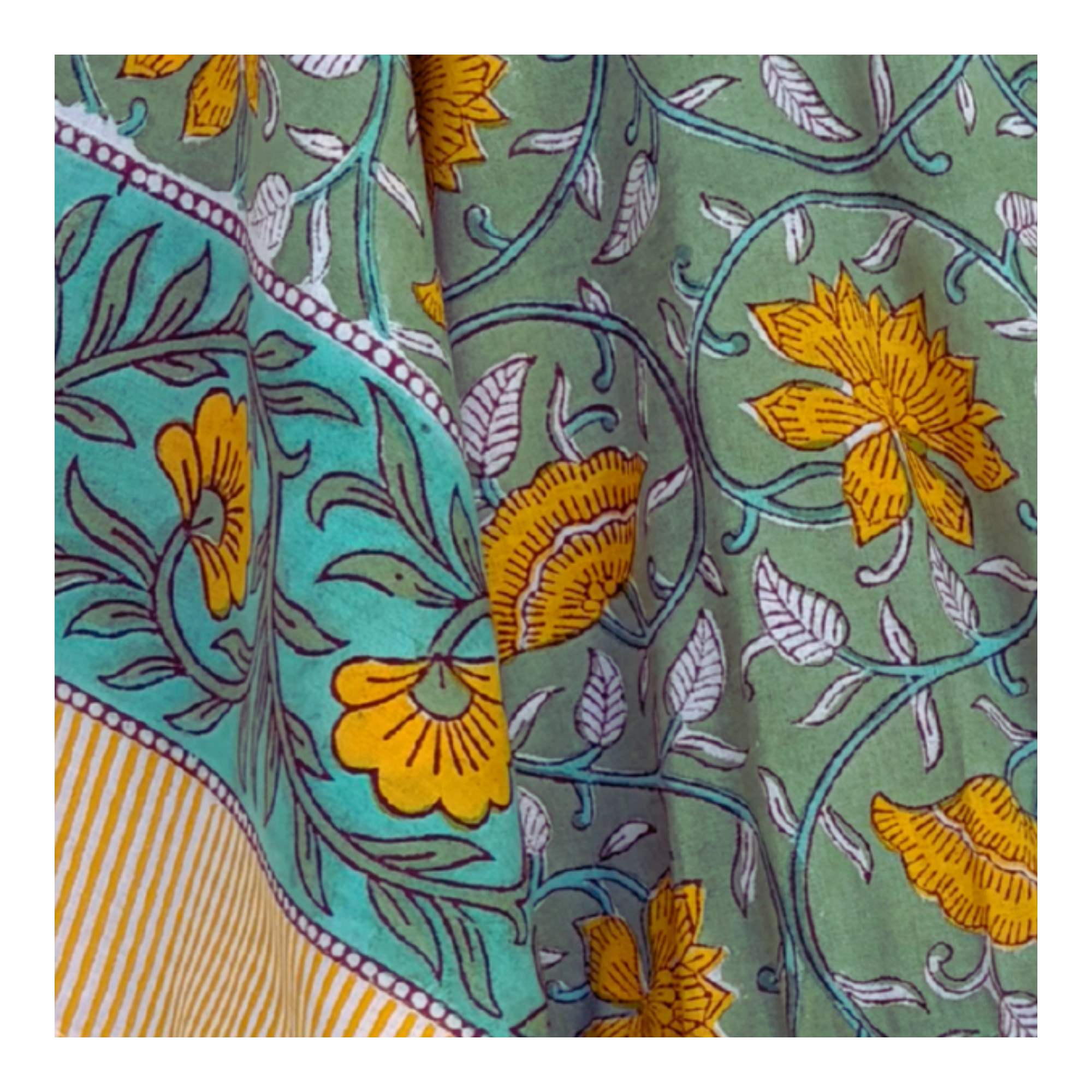ALBA Beach kaftan - Green
