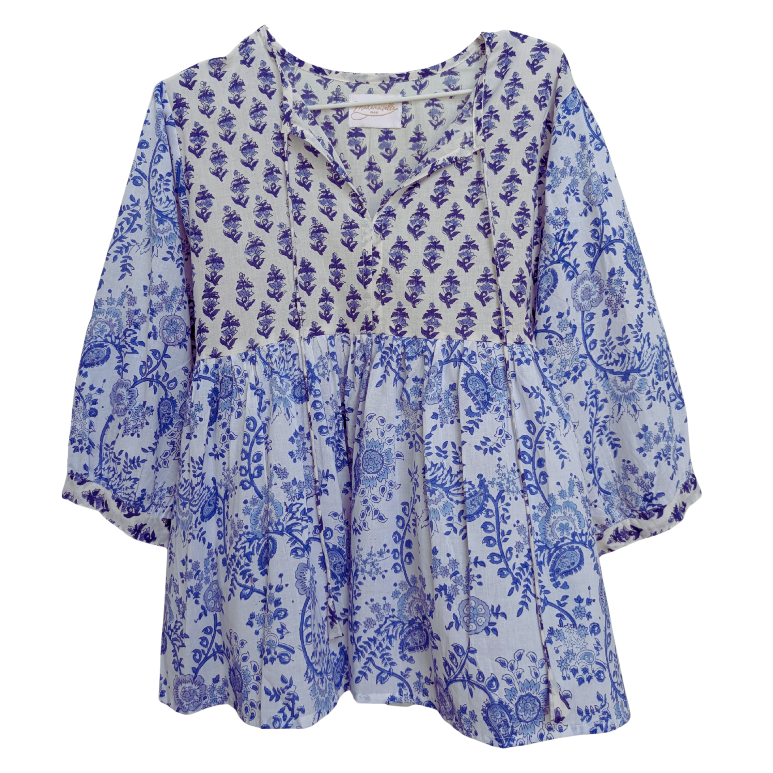 MARGAUX Blouse - Bastide blue