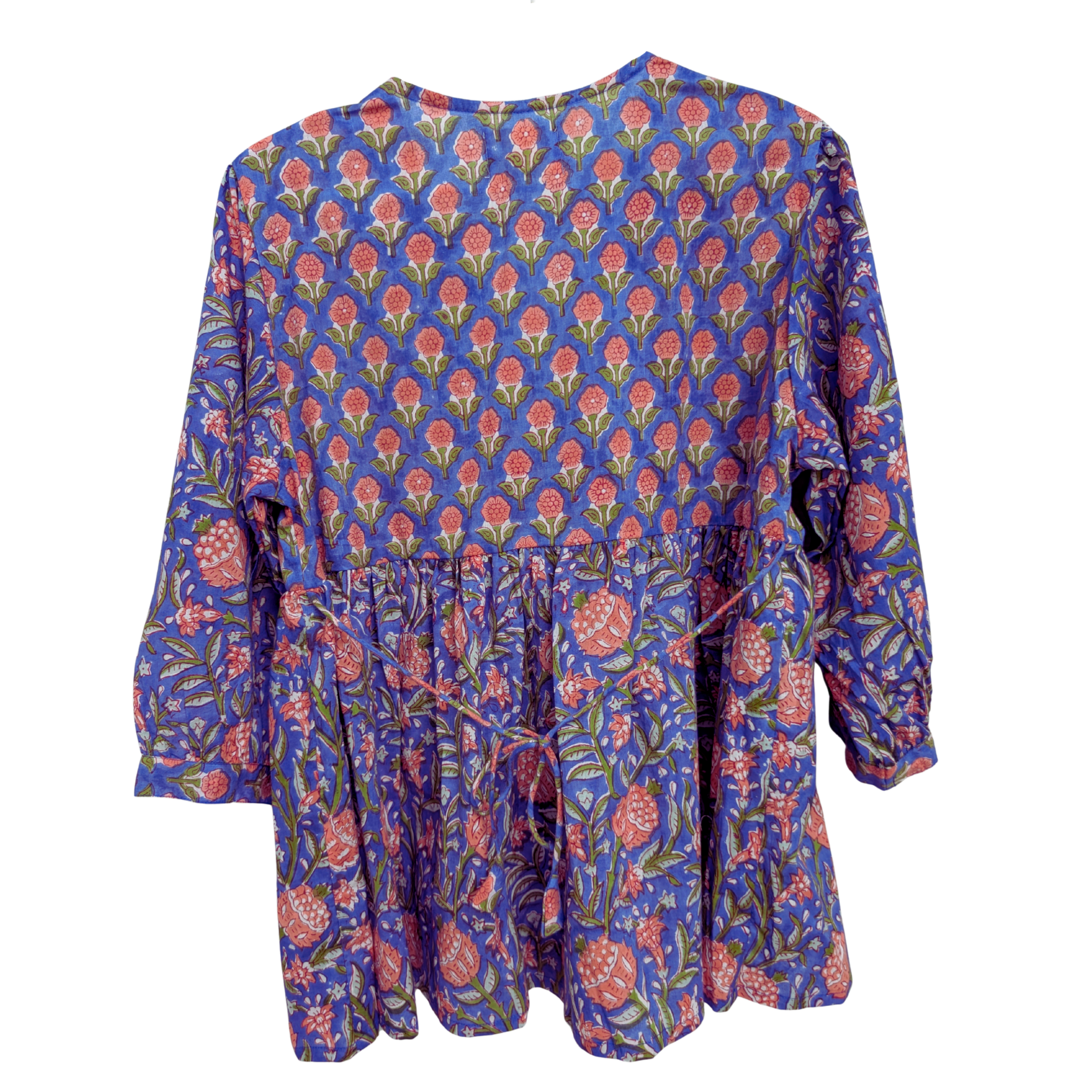 MARGAUX Blouse - Terracotta bloom