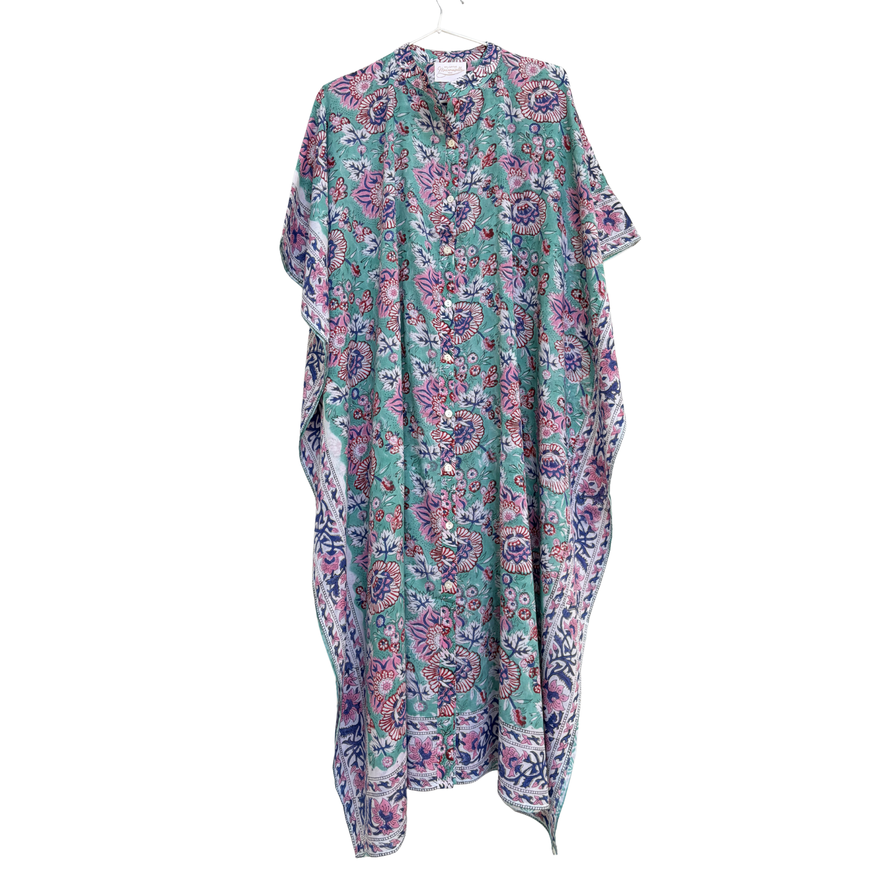 FLORA Beach kaftan - Jade