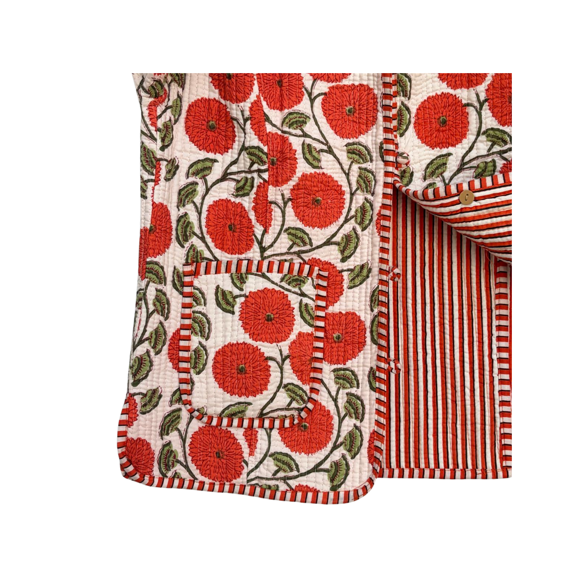 AMALFI Jacket - Terracota Bloom