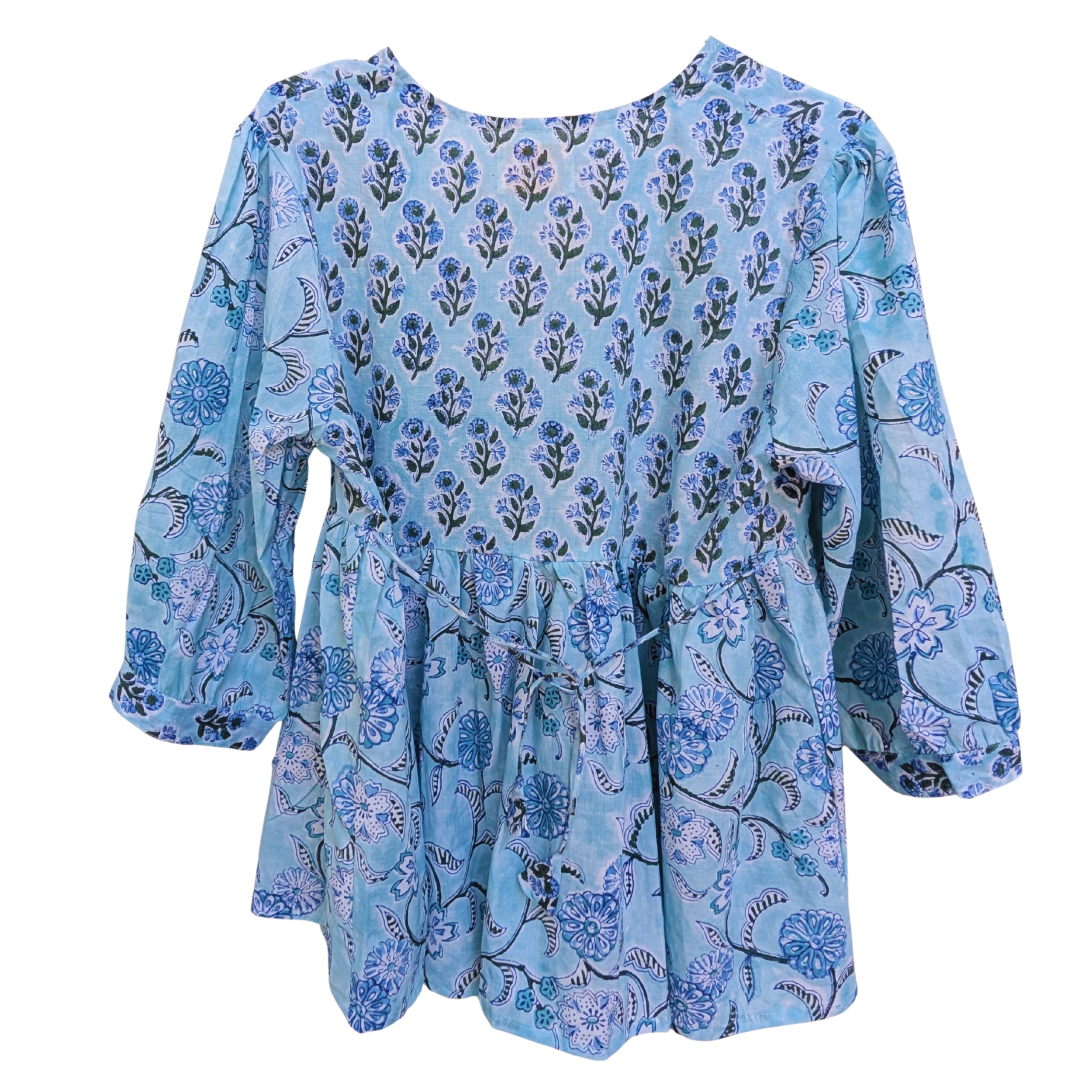 MARGAUX Blouse - Sky bloom