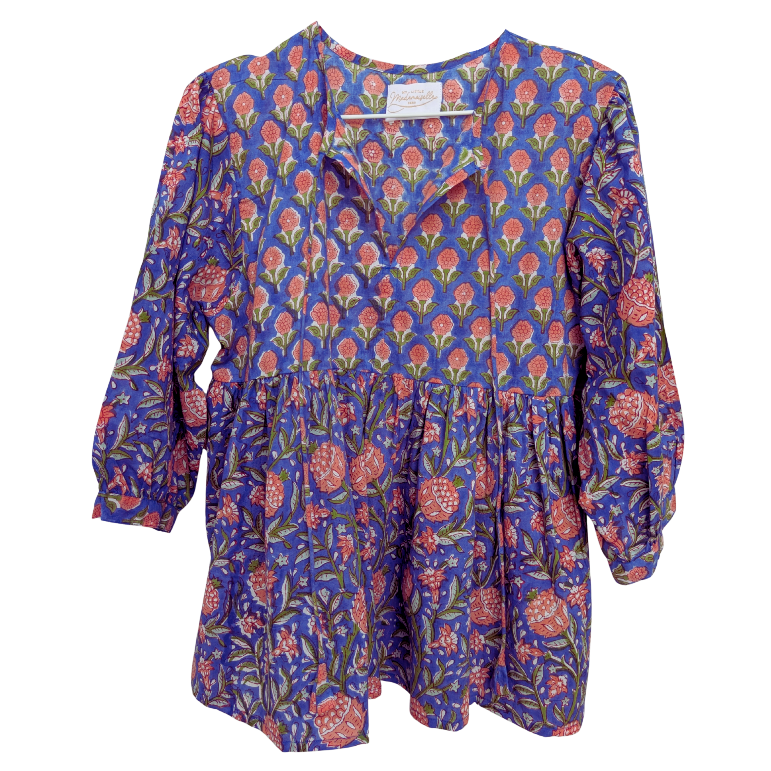 MARGAUX Blouse - Terracotta bloom